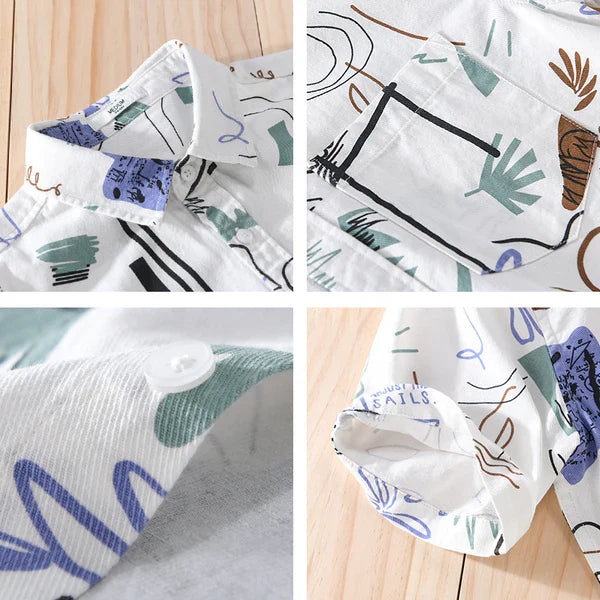 Canvas & Cotton Abstract Shirt