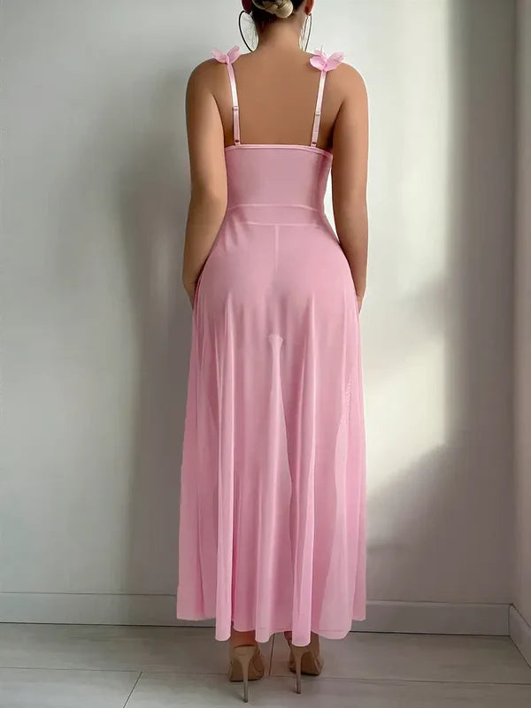 Rosevelle Mesh Gown Set