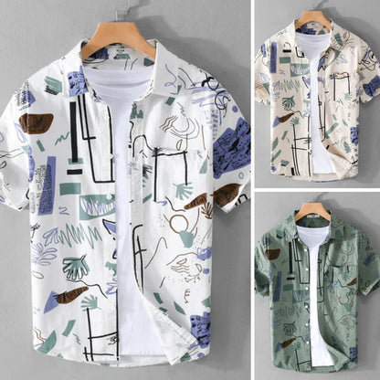 Canvas & Cotton Abstract Shirt