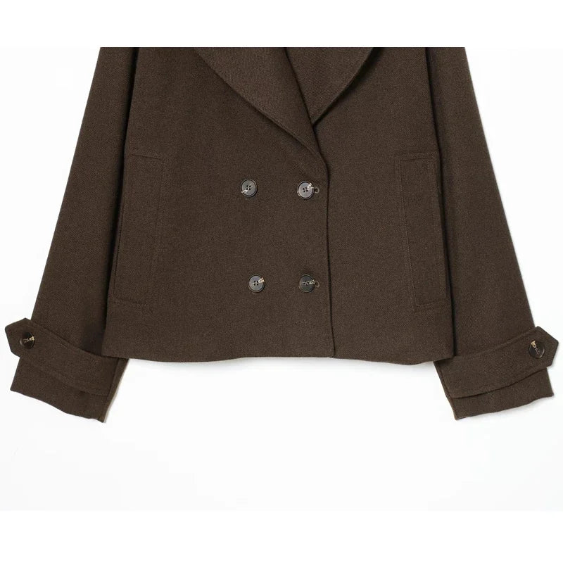 Élise Cropped Tweed Coat