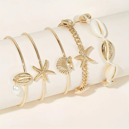 OceanGold 5-Piece Bracelet Set