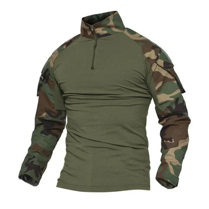 Men's Camouflage Tactical Long Sleeve