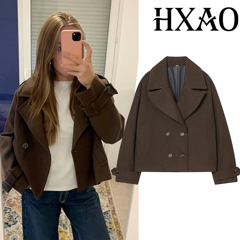 Élise Cropped Tweed Coat