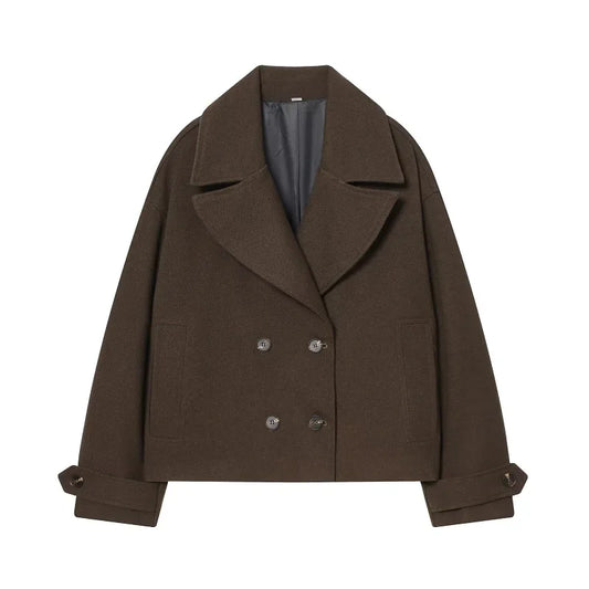 Élise Cropped Tweed Coat