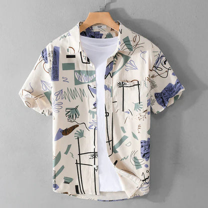 Canvas & Cotton Abstract Shirt