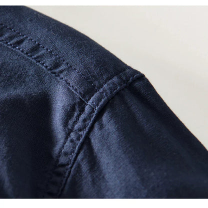 Ralph's Linen Mandarin Shirt