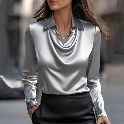 Serenelle Satin Blouse