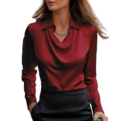 Serenelle Satin Blouse