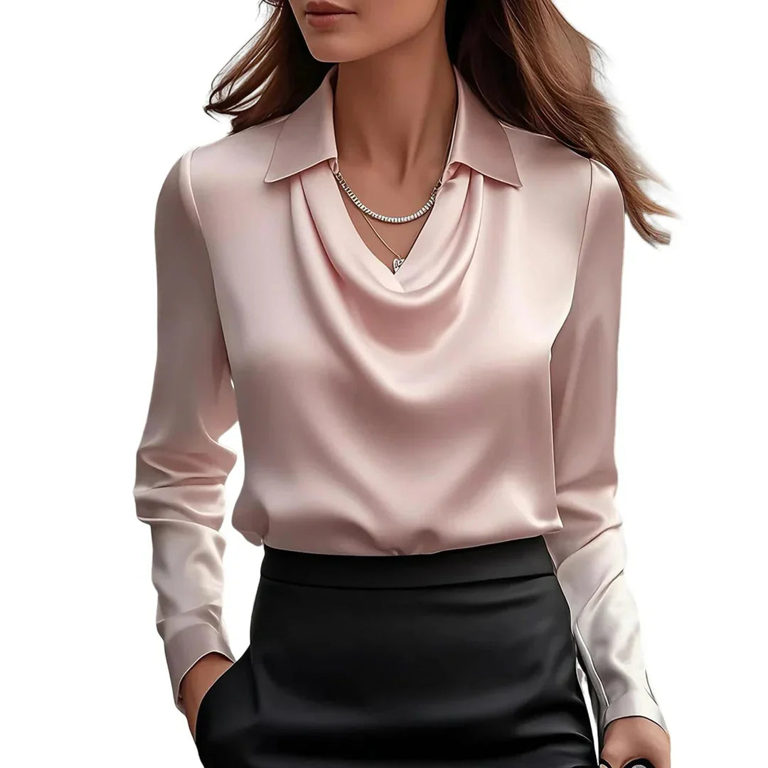 Serenelle Satin Blouse