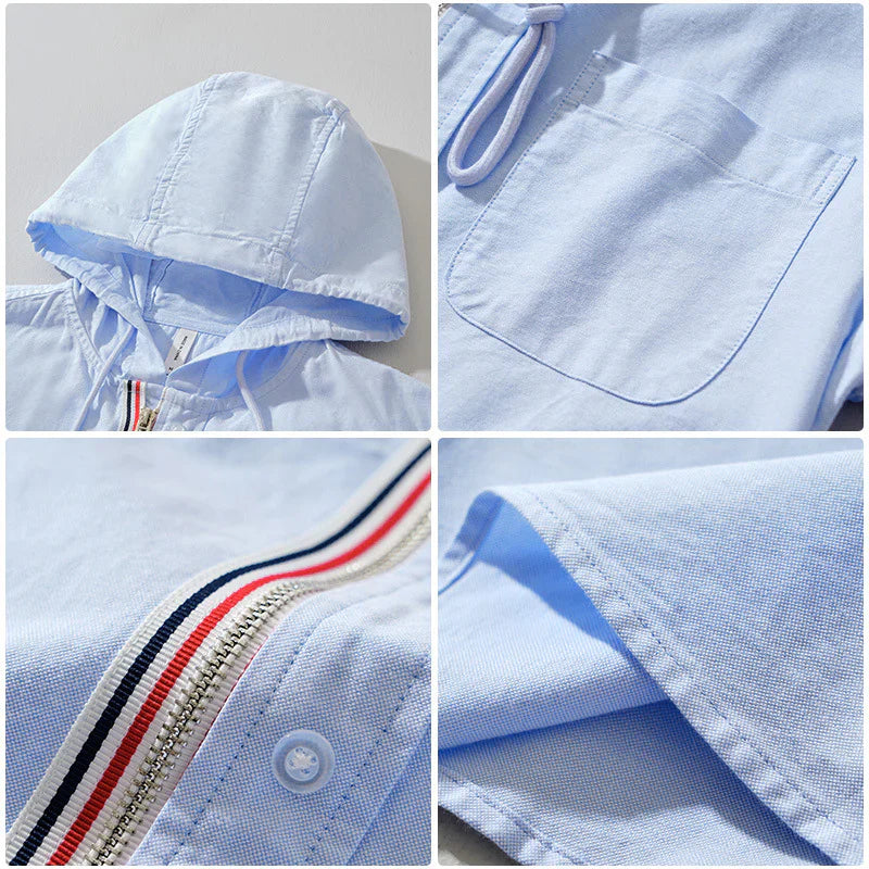 OceanBreeze Linen Hoodie